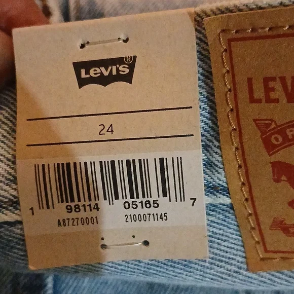 NWT LEVIS LONG ICON DENIM SKIRT - Picture 7 of 8